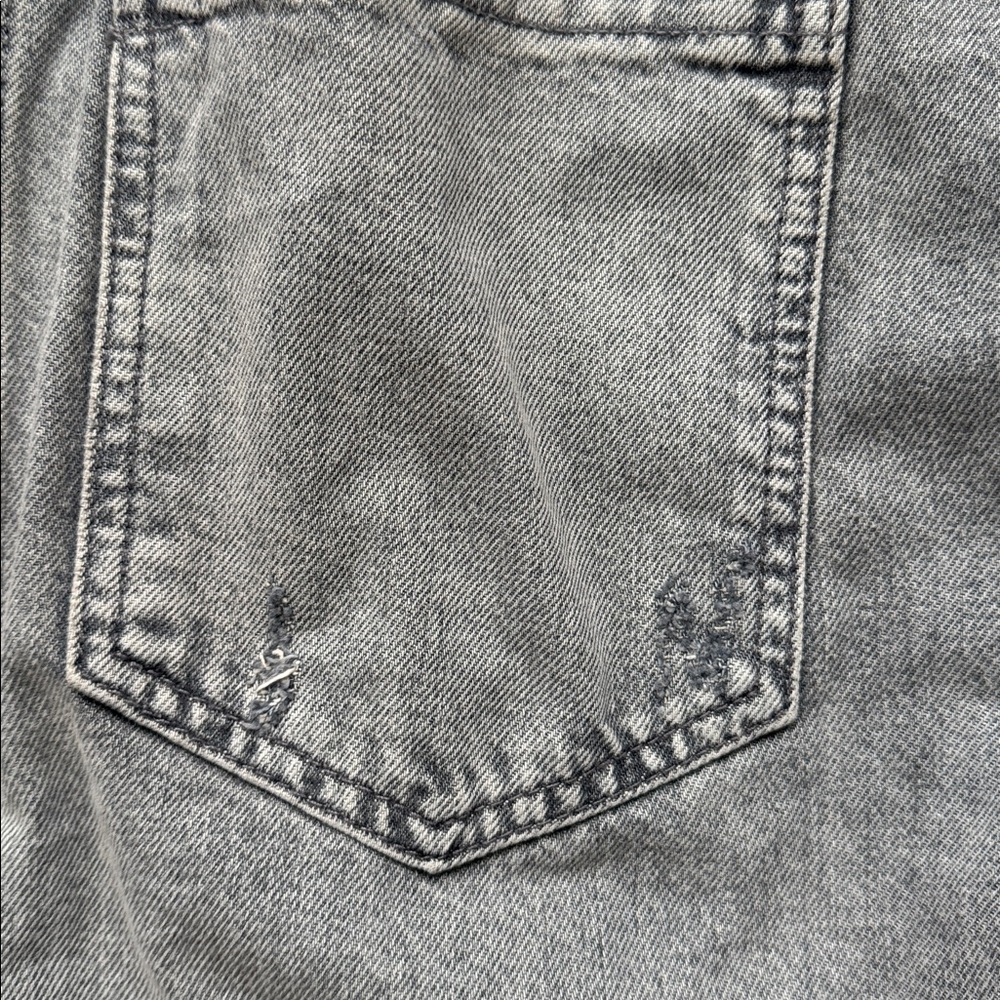 We The Free Wide Leg Relaxed Fit Gray Jeans Women’s Size 30 - Picture 13 of 14